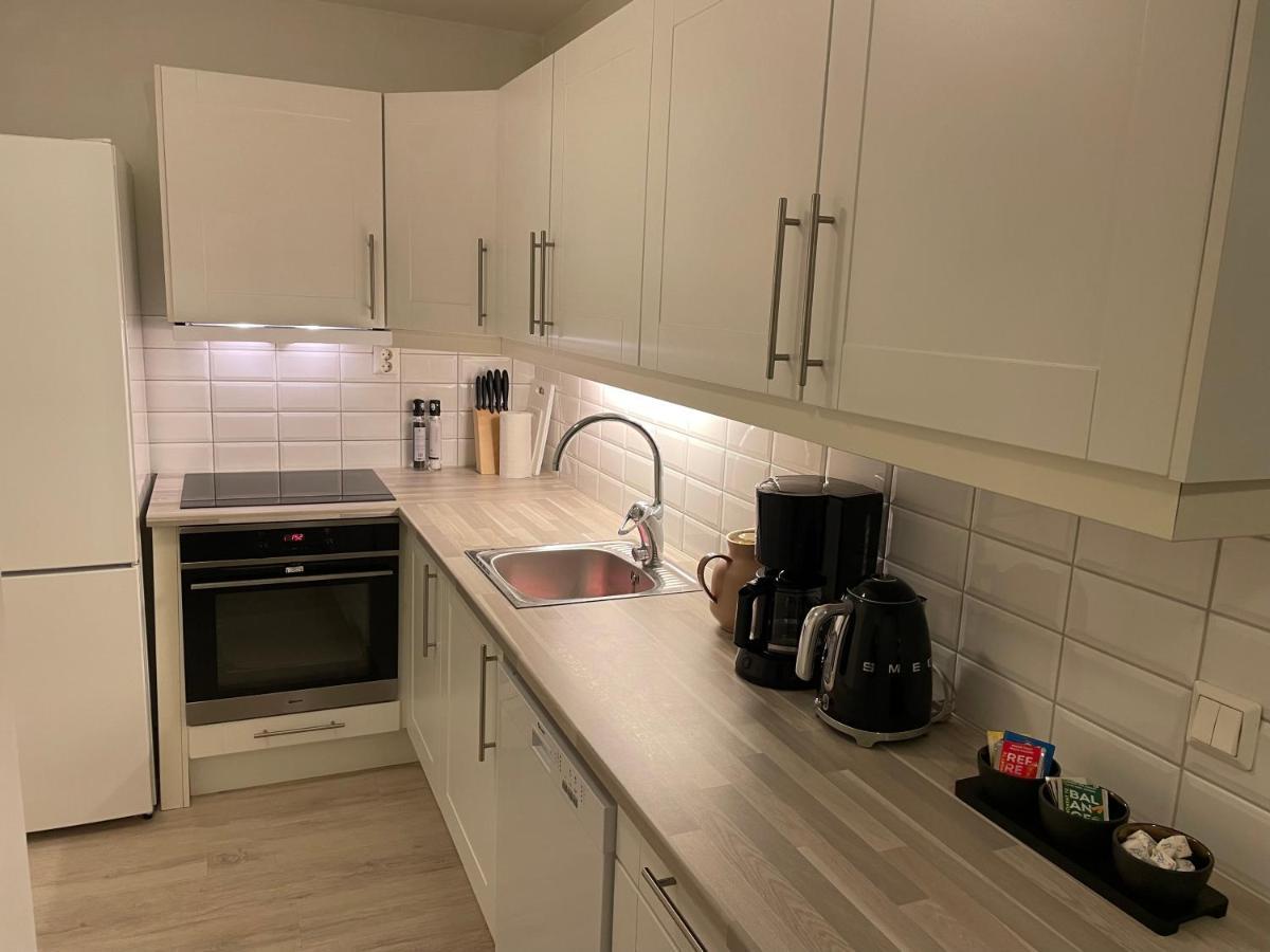 Leilighet Ved Sjoen Med Strand Apartment Porsgrunn Bagian luar foto